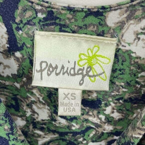 Anthropologie Porridge Green Woody Nymph Dress Size XS V-Neck Pockets Bohemian - Picture 5 of 10